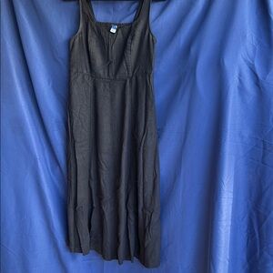 Old Navy Black Scoop Neck Maxi Dress